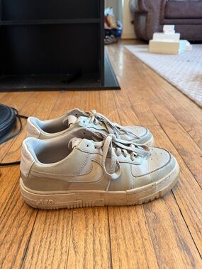 Nike Beige Air Forces